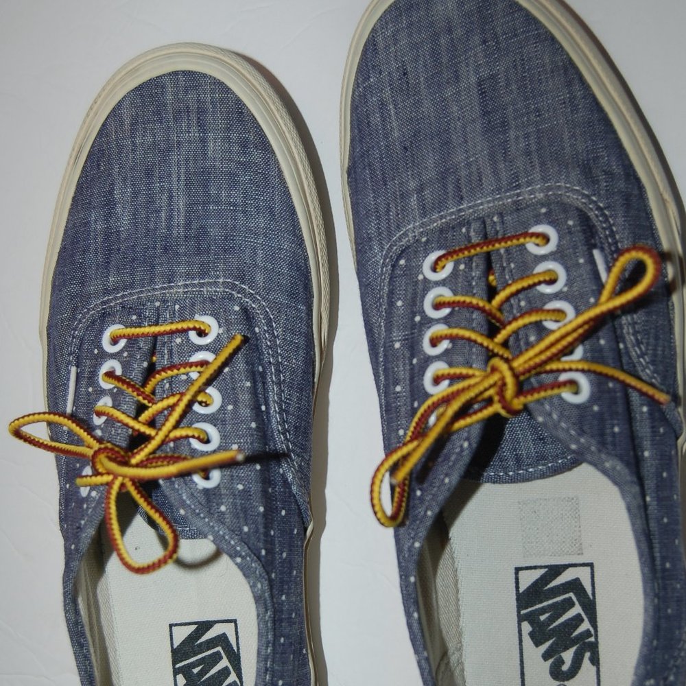 Vans blue canvas sneakers J Crew edition size 8.5